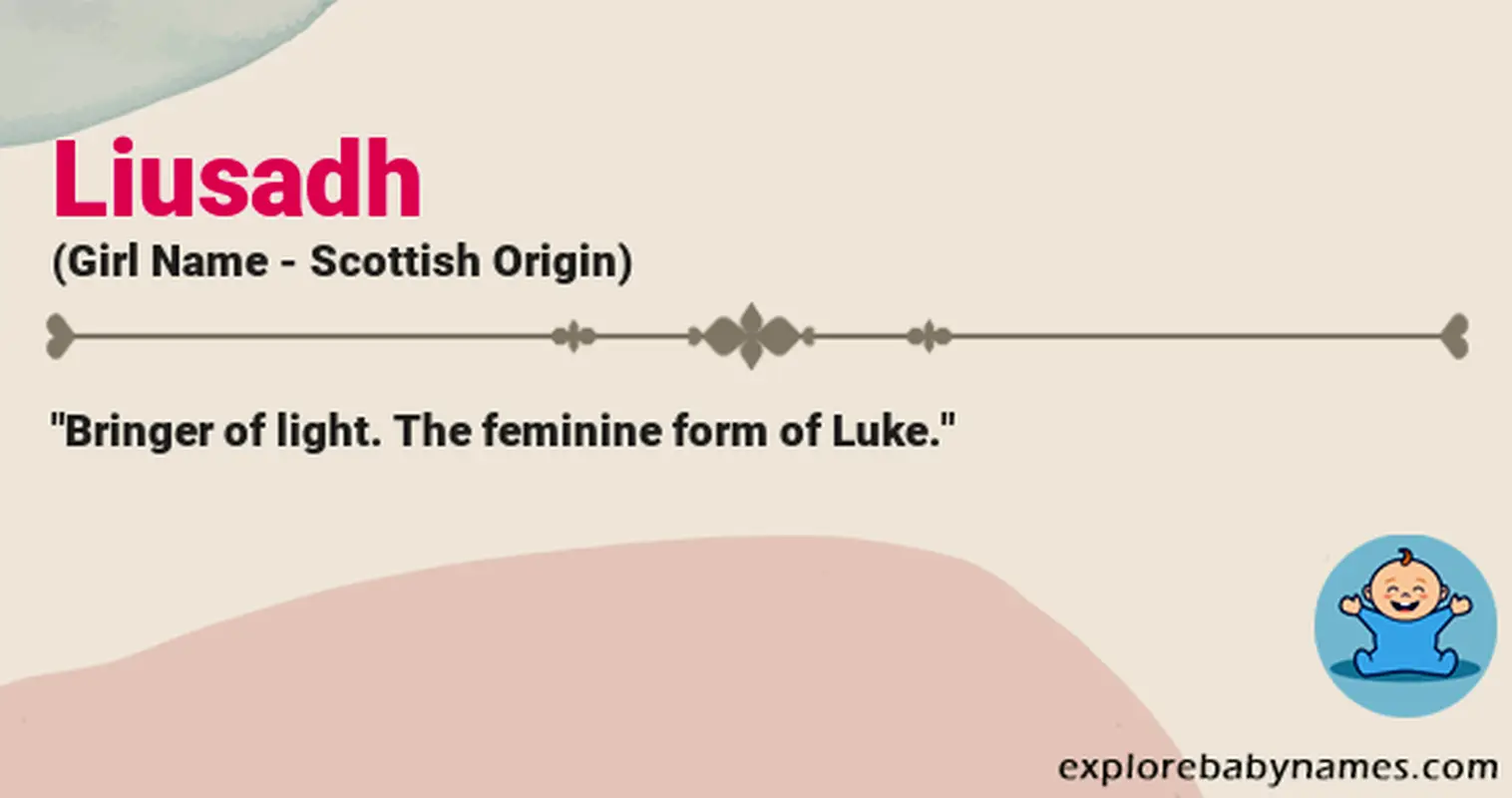 Meaning of Liusadh