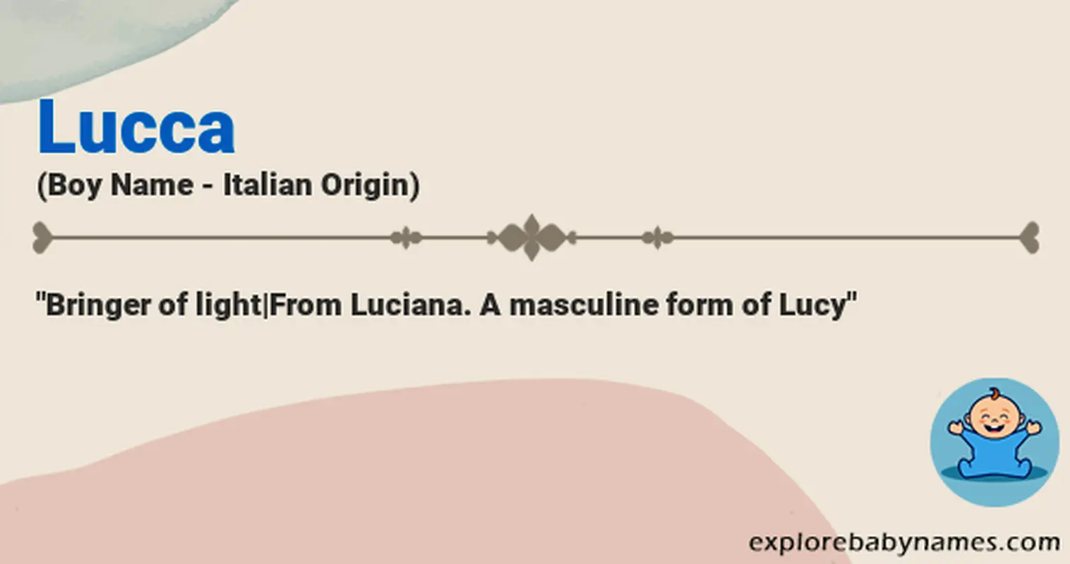 Meaning of Lucca