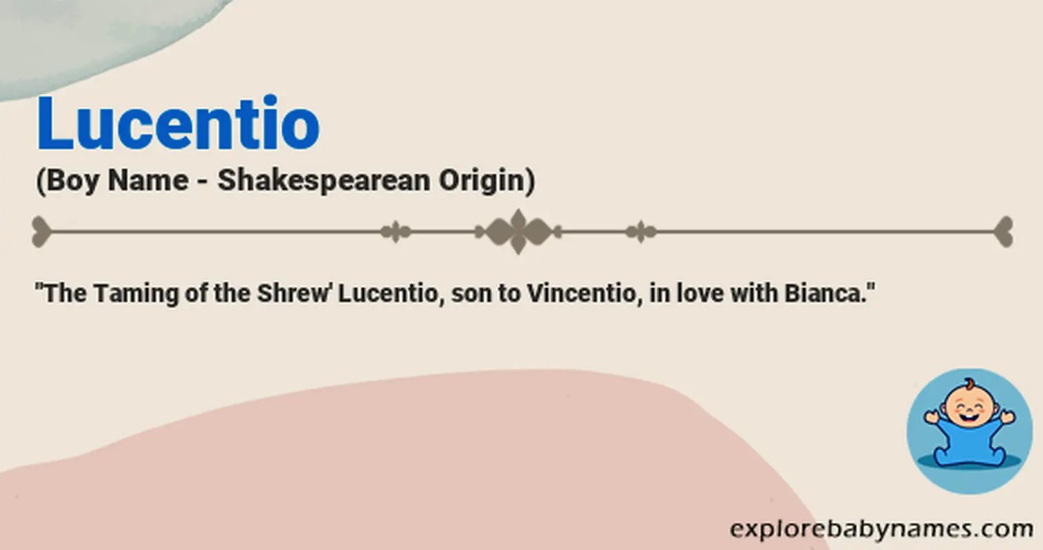 Meaning of Lucentio