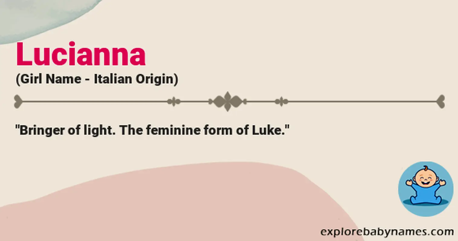 Meaning of Lucianna