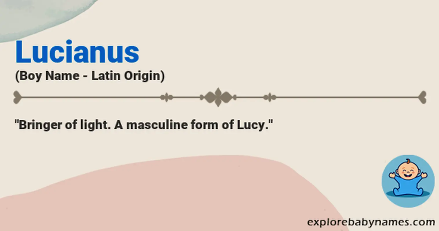 Meaning of Lucianus