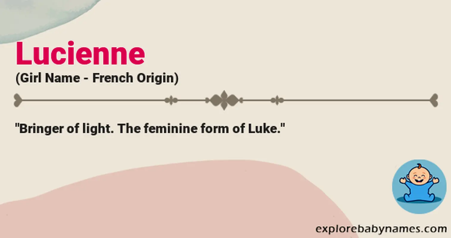 Meaning of Lucienne