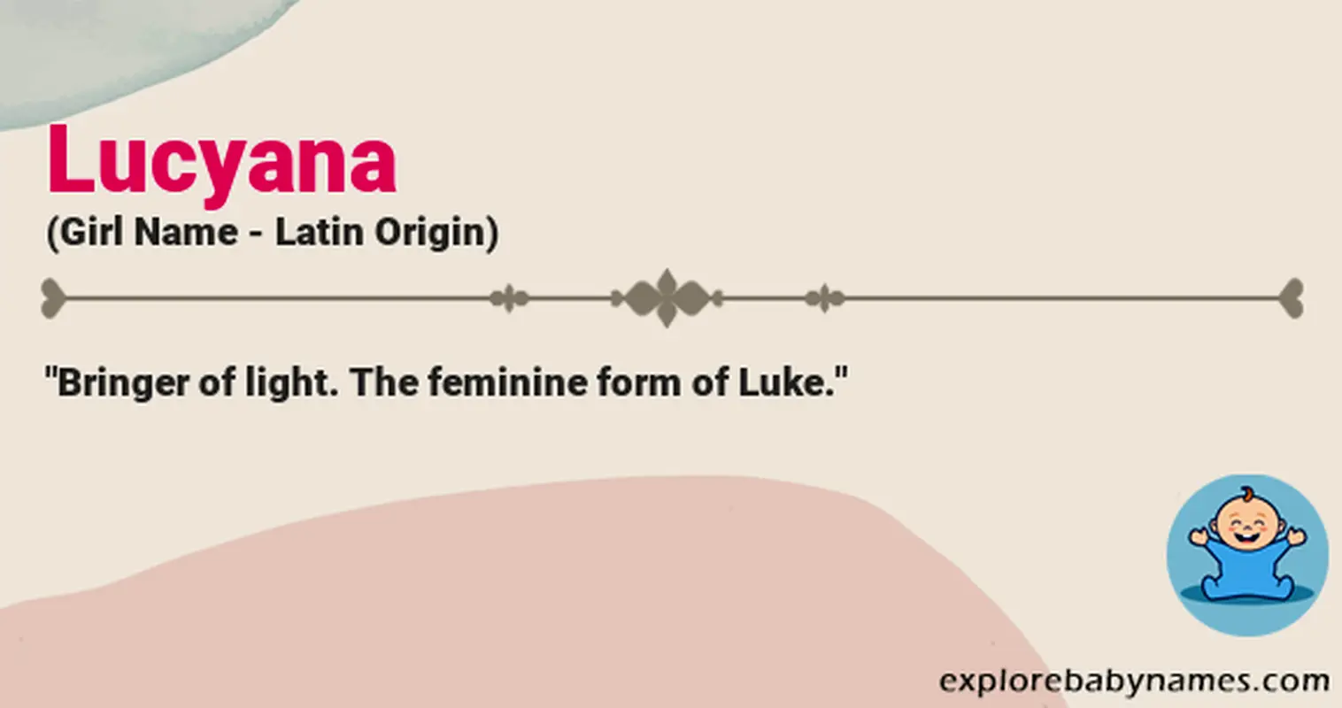 Meaning of Lucyana