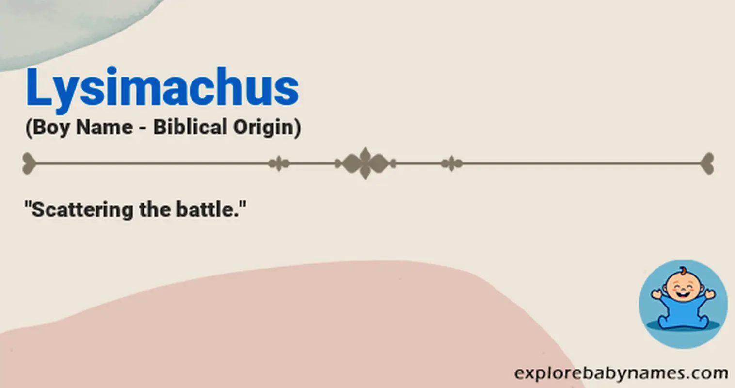 Meaning of Lysimachus