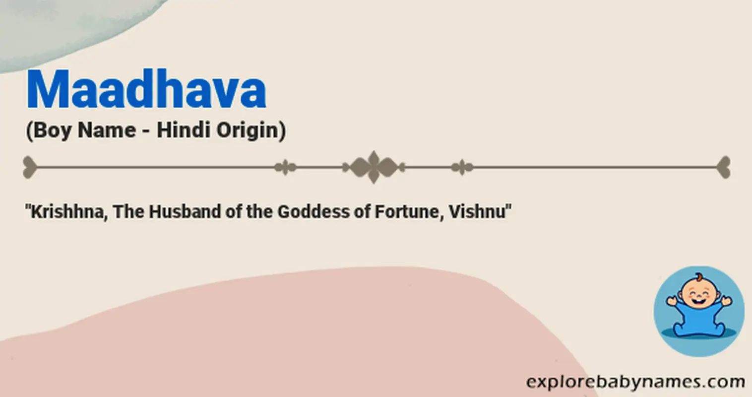 Meaning of Maadhava