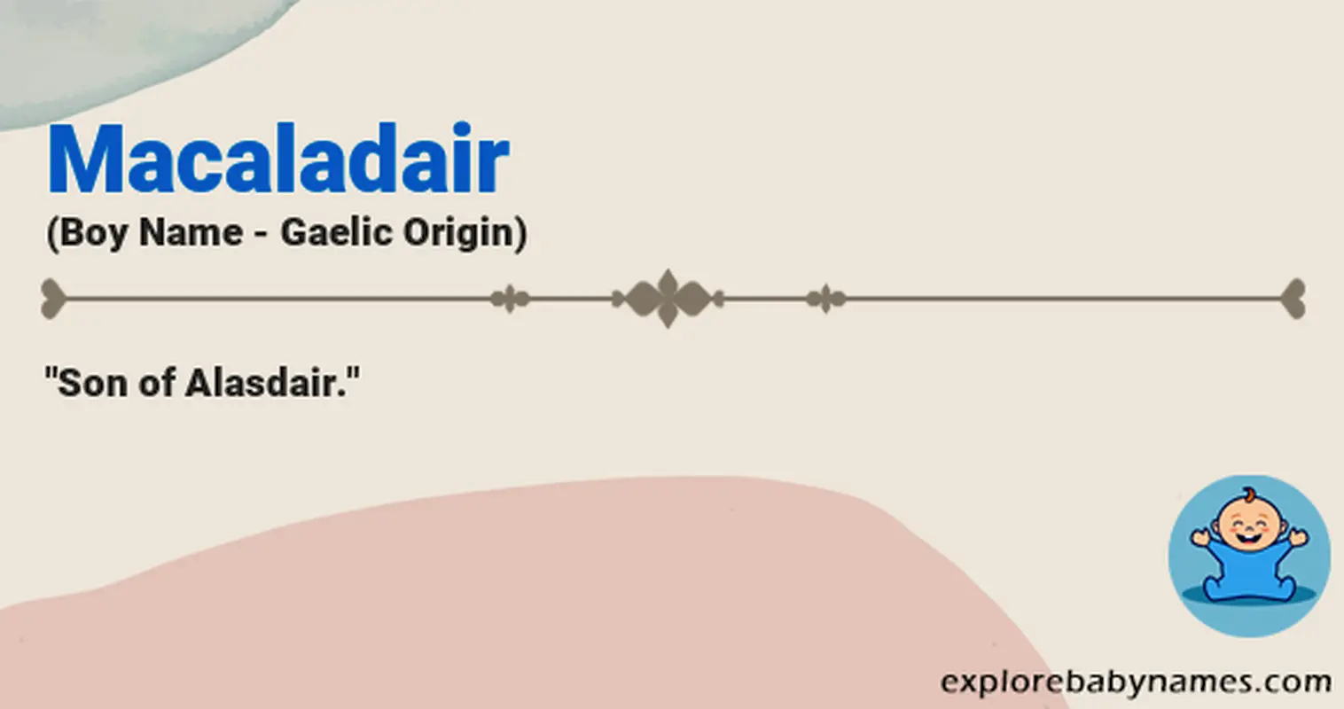 Meaning of Macaladair