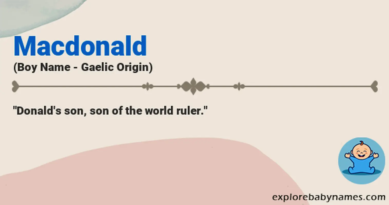 Meaning of Macdonald