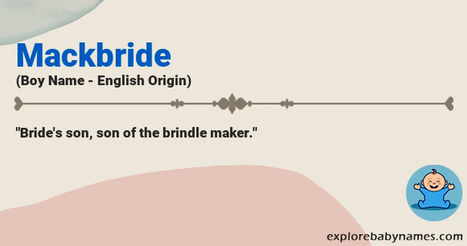 Meaning of Mackbride