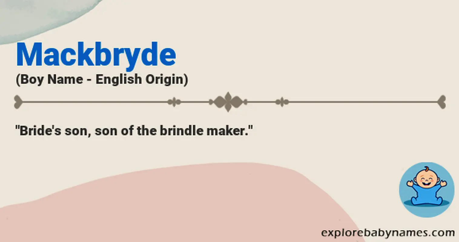 Meaning of Mackbryde