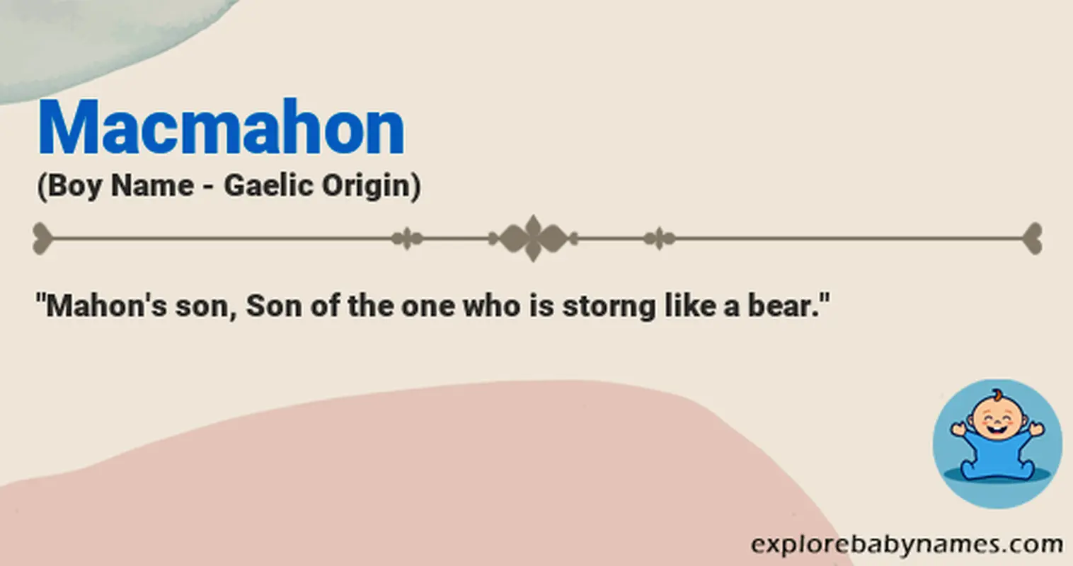 Meaning of Macmahon