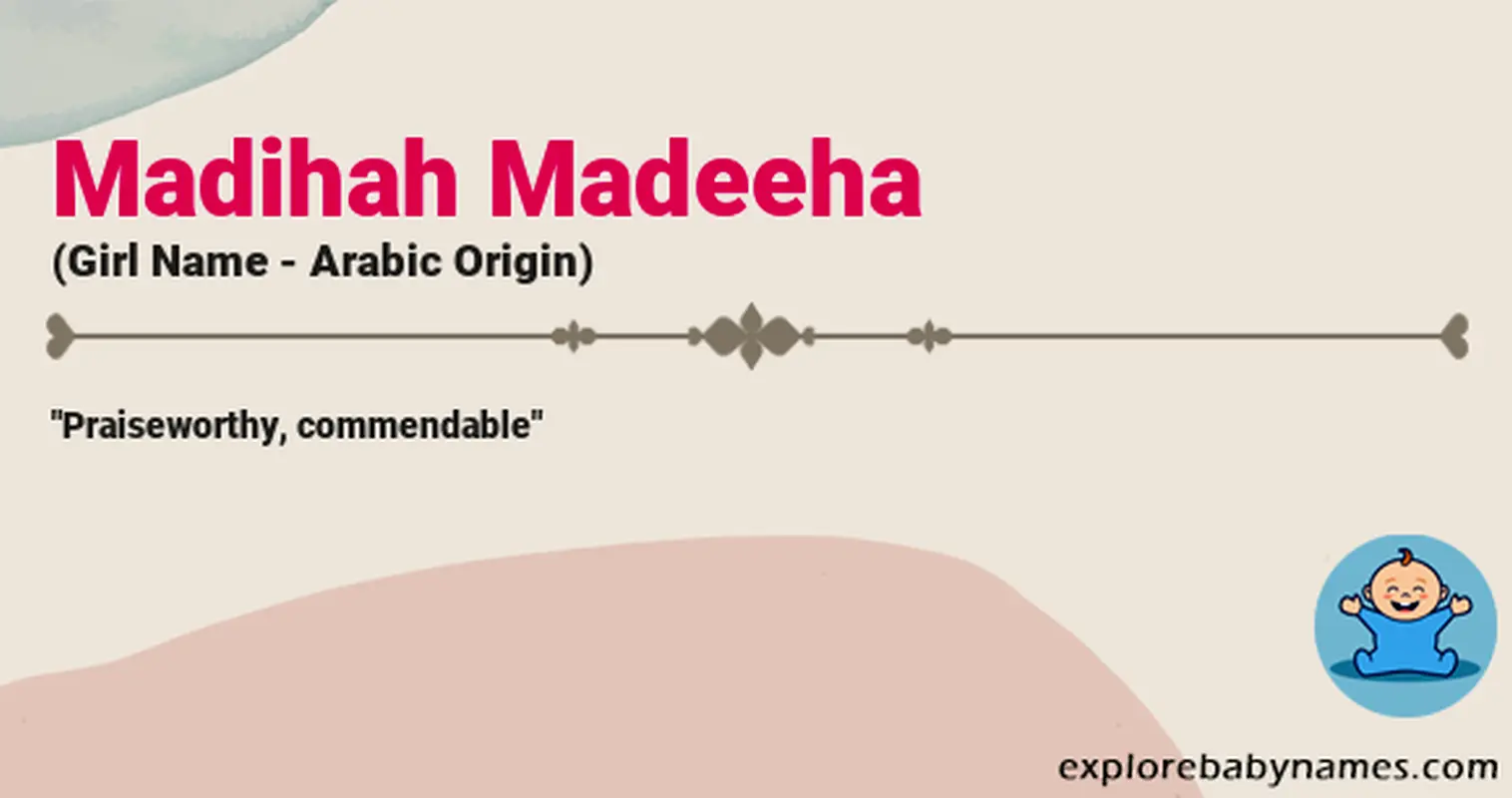 Meaning of Madihah Madeeha