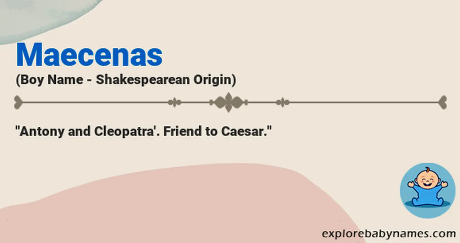 Meaning of Maecenas