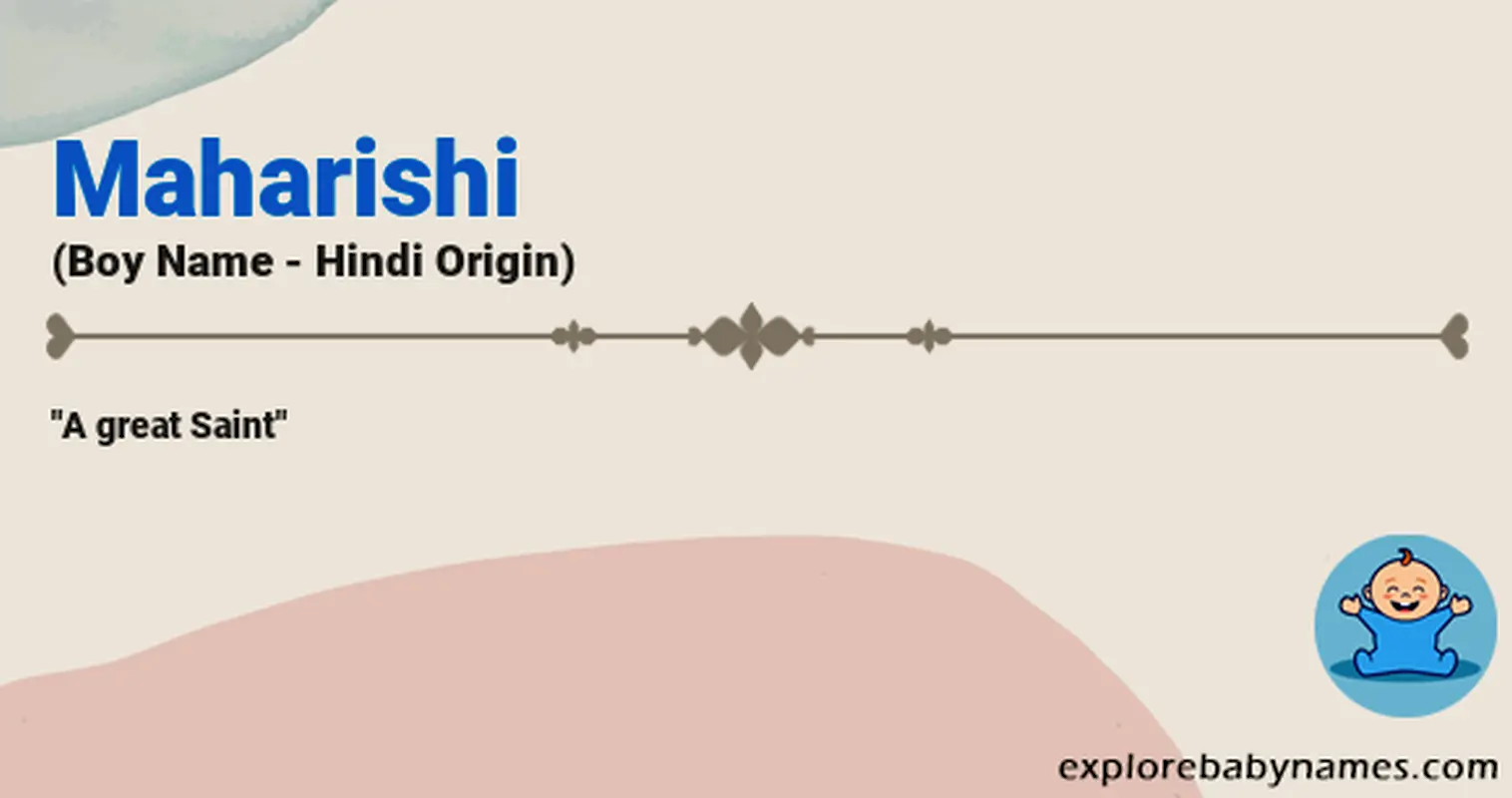 Meaning of Maharishi