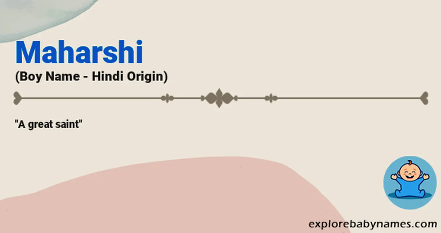 Meaning of Maharshi