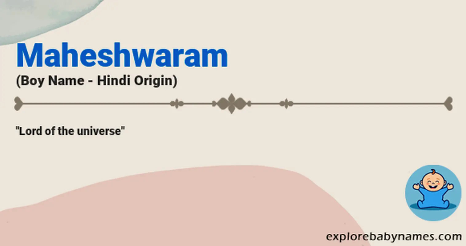 Meaning of Maheshwaram