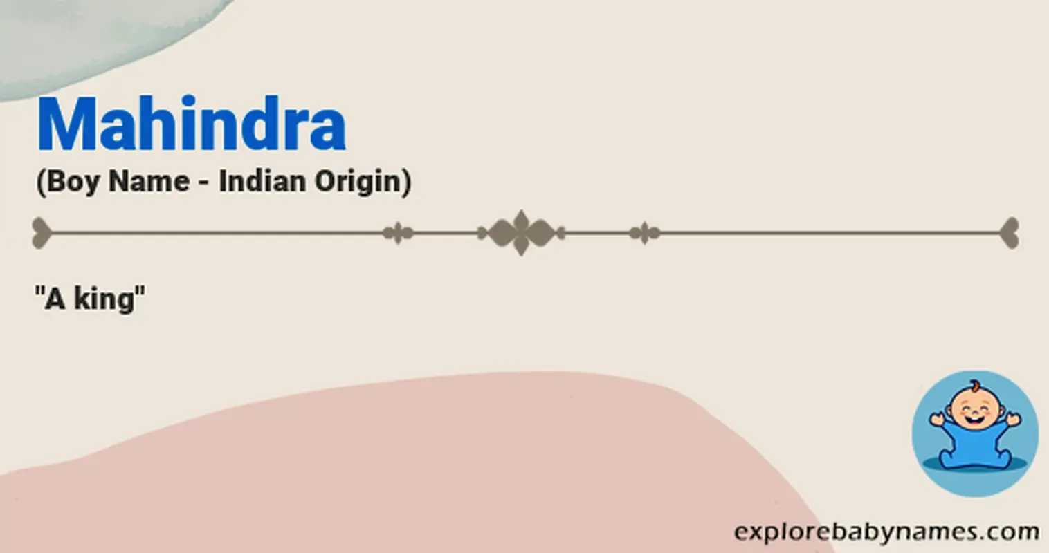 Meaning of Mahindra
