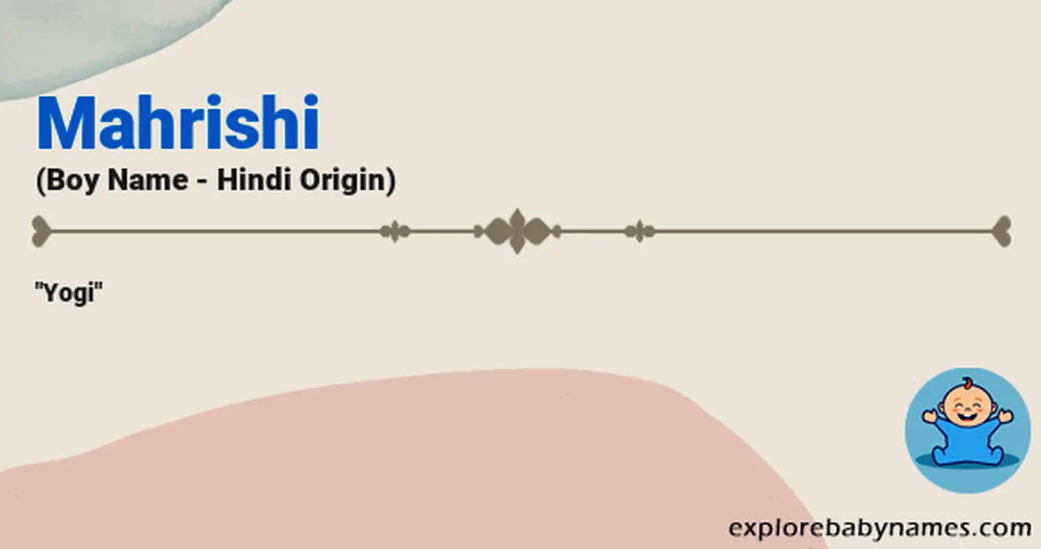 Meaning of Mahrishi