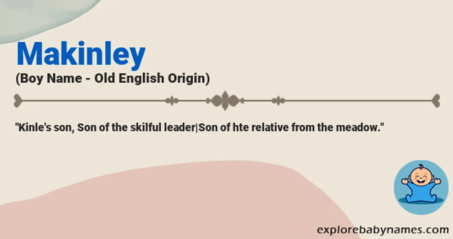 Meaning of Makinley