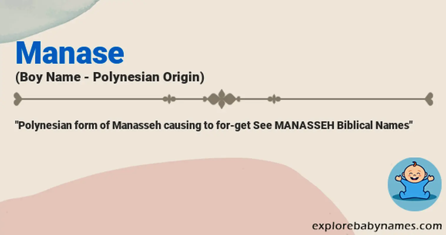 Meaning of Manase
