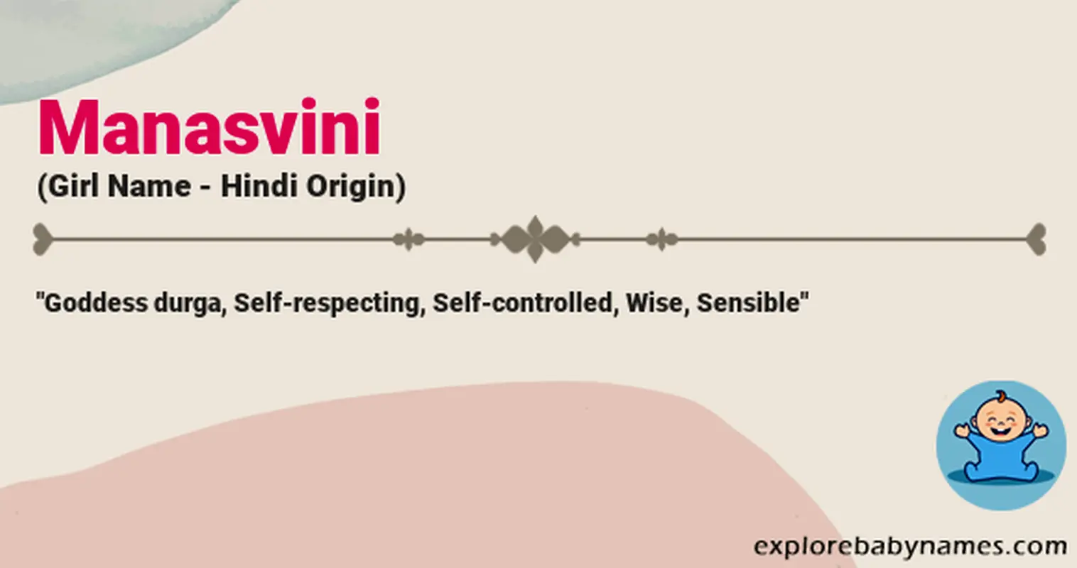 Meaning of Manasvini