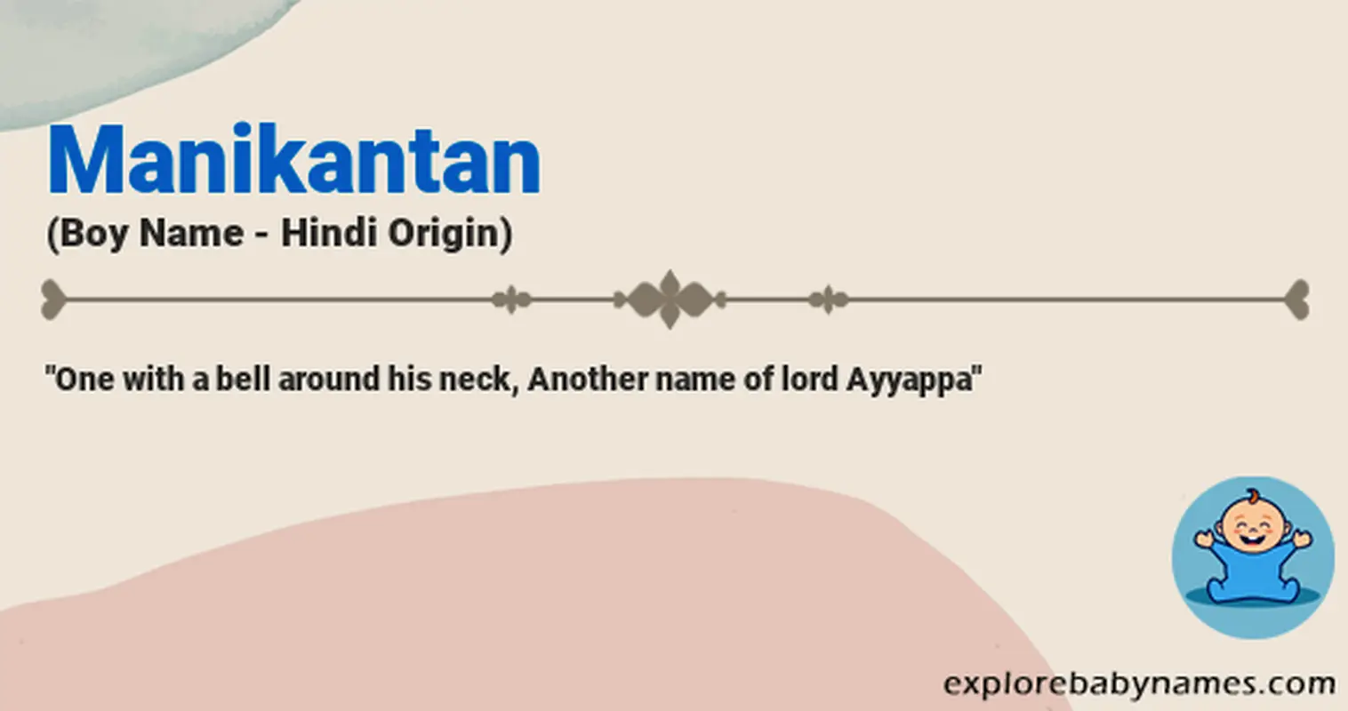 Meaning of Manikantan
