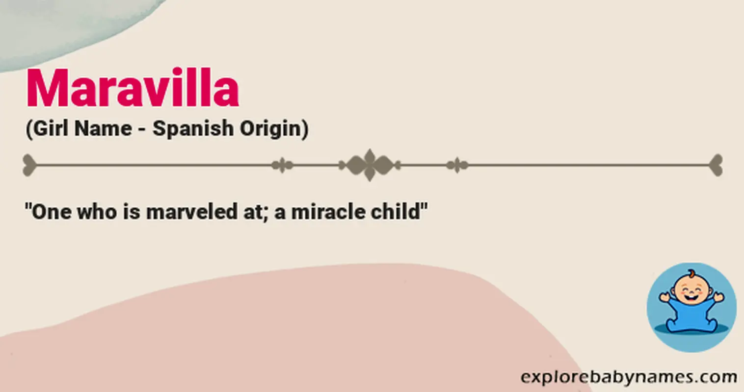 Meaning of Maravilla