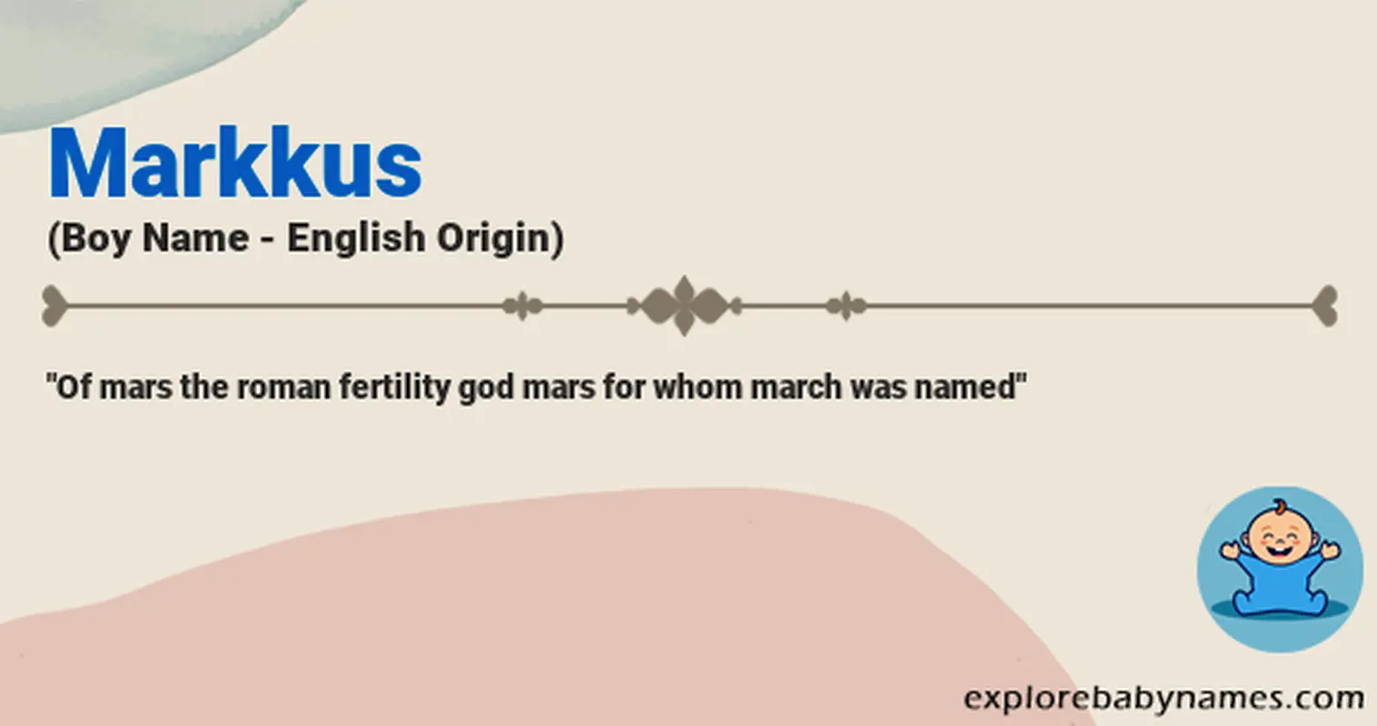 Meaning of Markkus