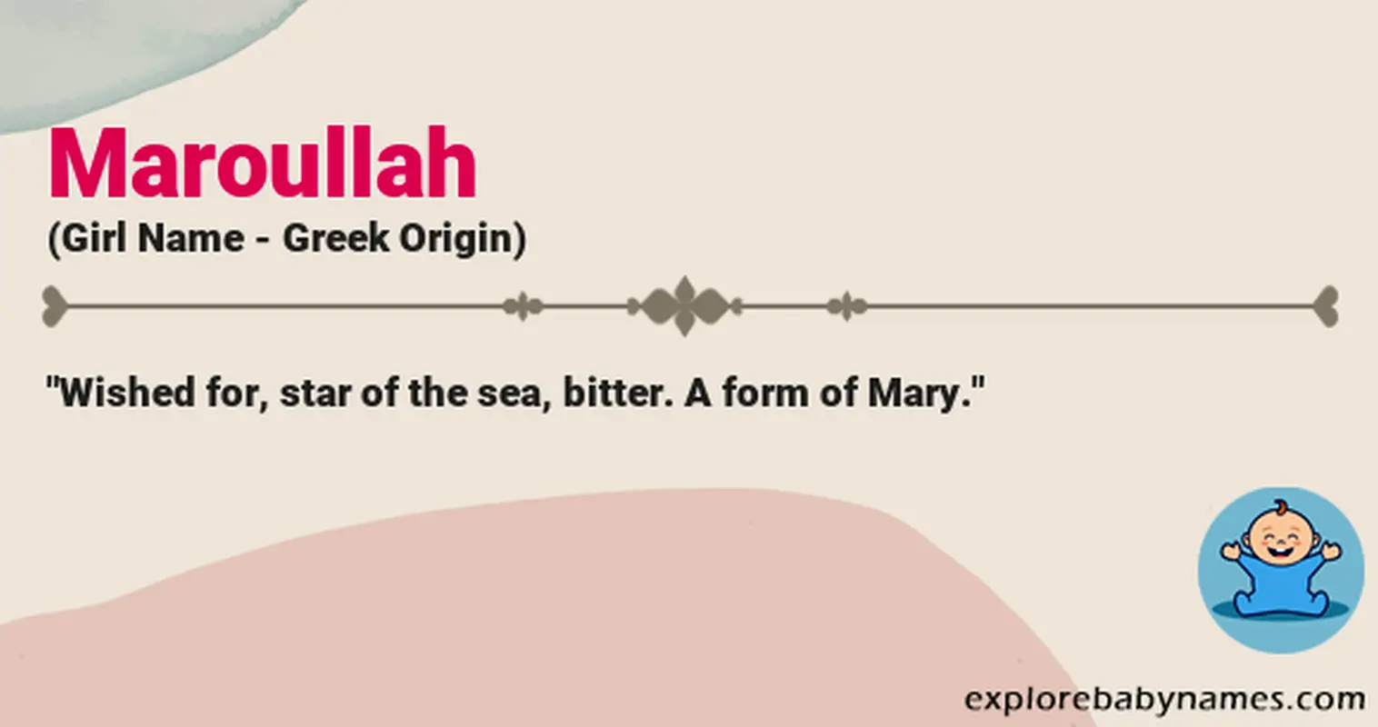 Meaning of Maroullah