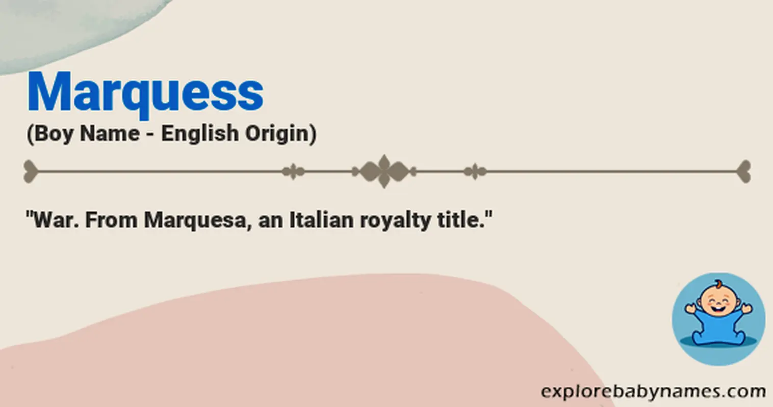 Meaning of Marquess