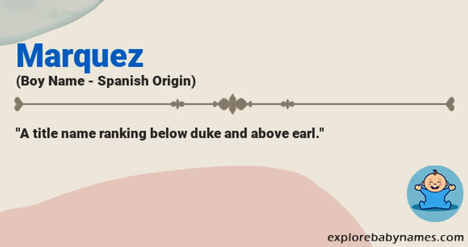 Meaning of Marquez