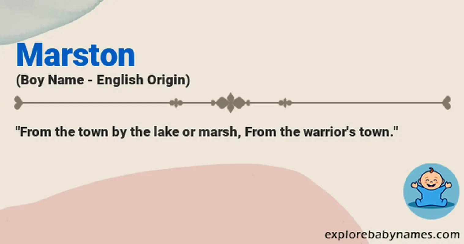 Meaning of Marston