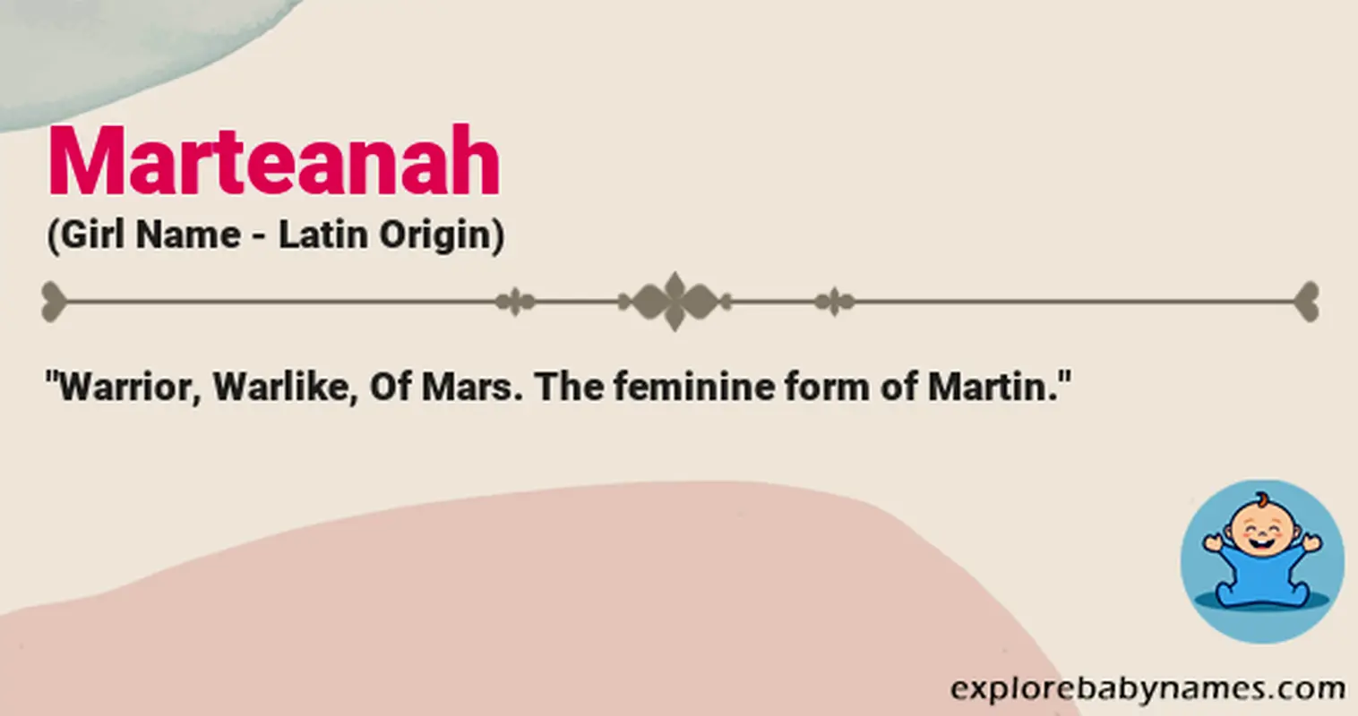 Meaning of Marteanah