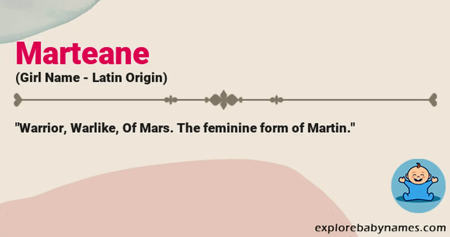 Meaning of Marteane