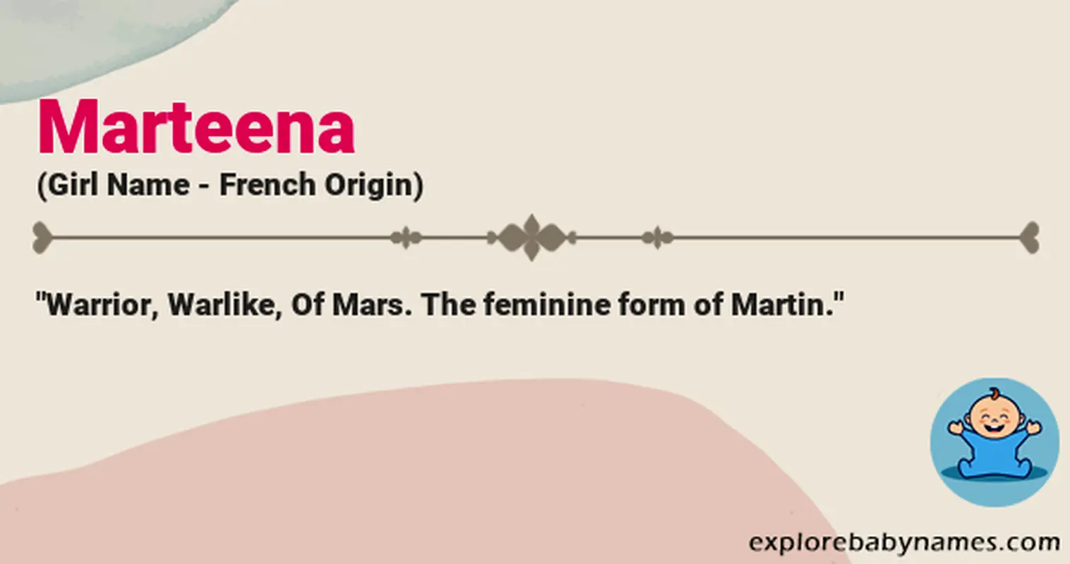 Meaning of Marteena