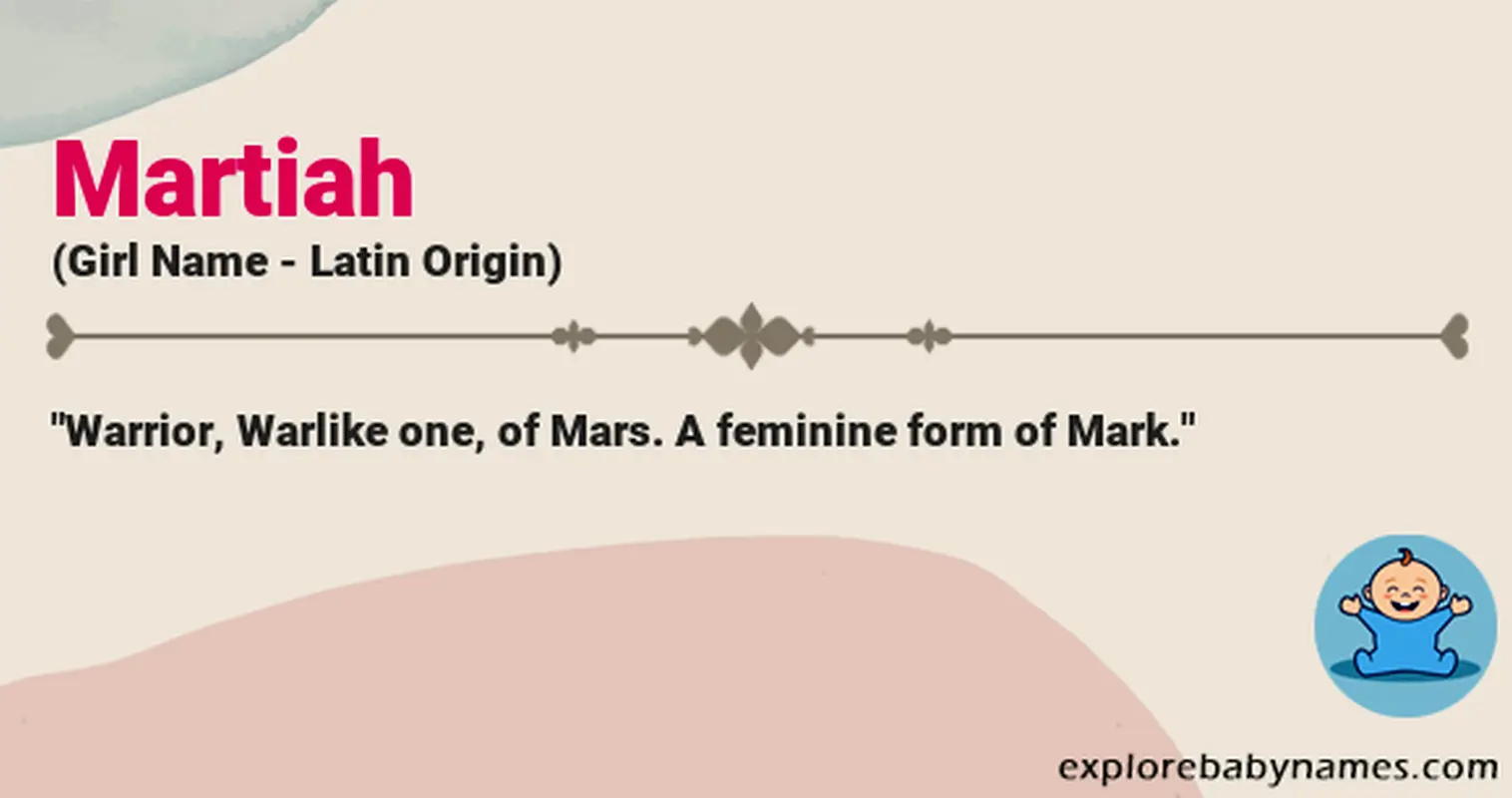 Meaning of Martiah