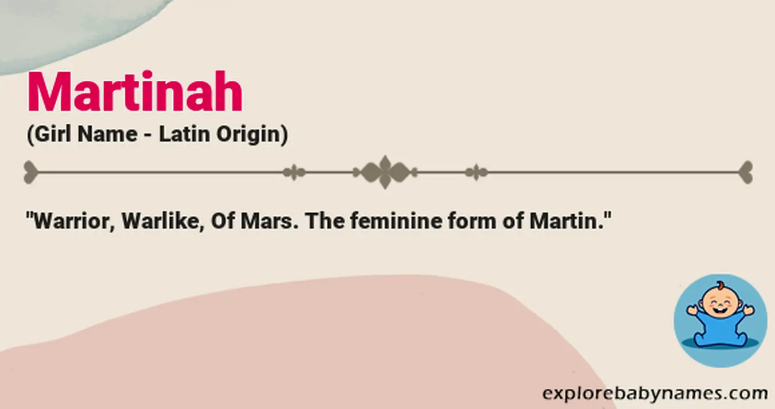 Meaning of Martinah