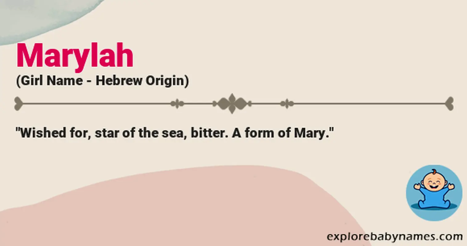 Meaning of Marylah