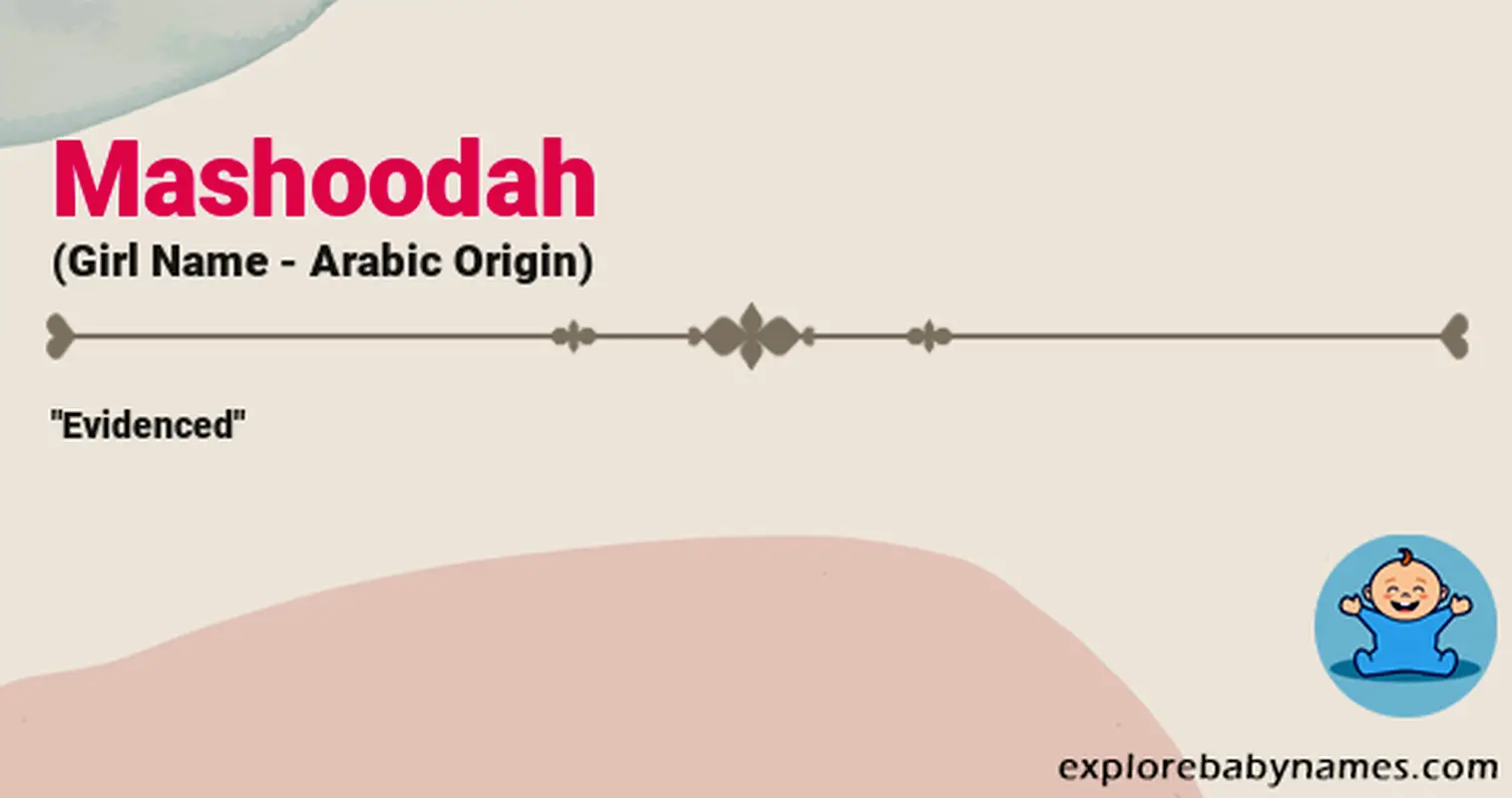 Meaning of Mashoodah