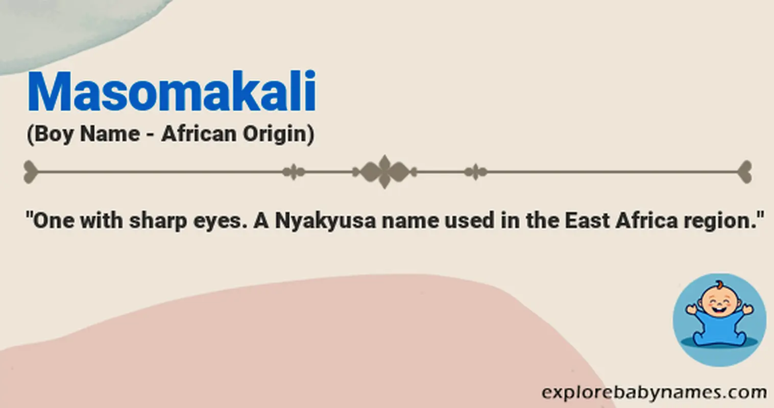 Meaning of Masomakali