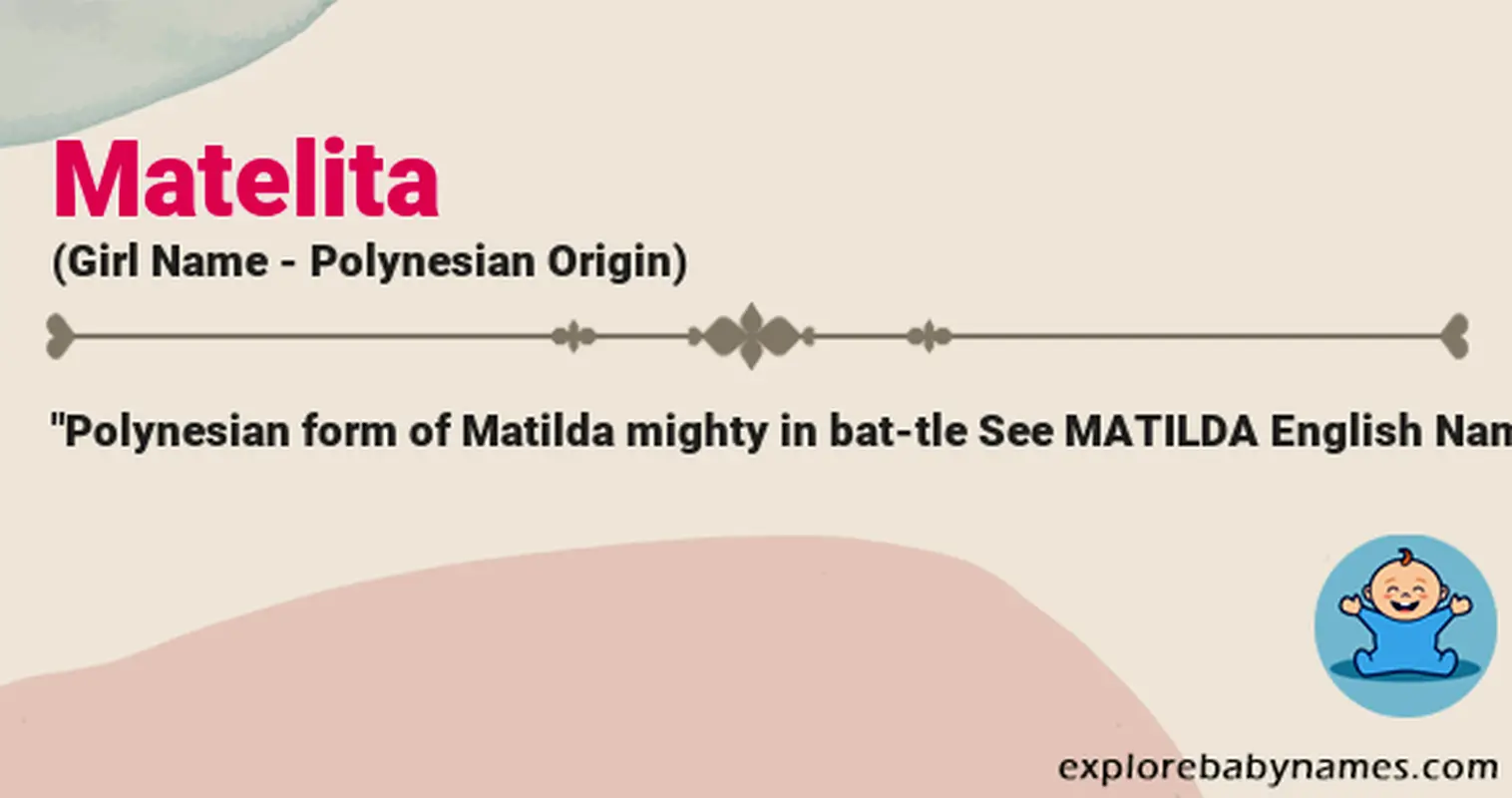 Meaning of Matelita
