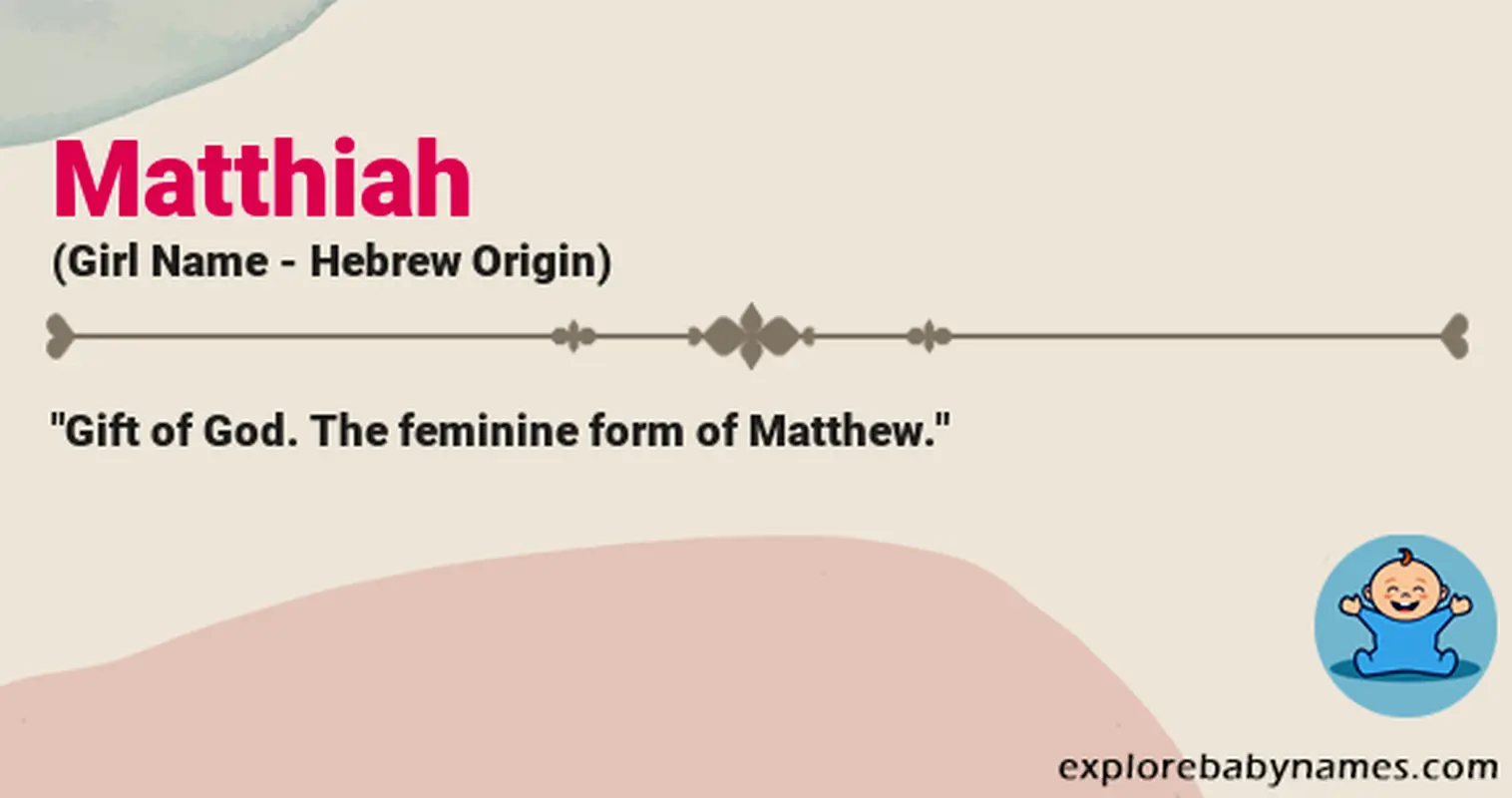 Meaning of Matthiah