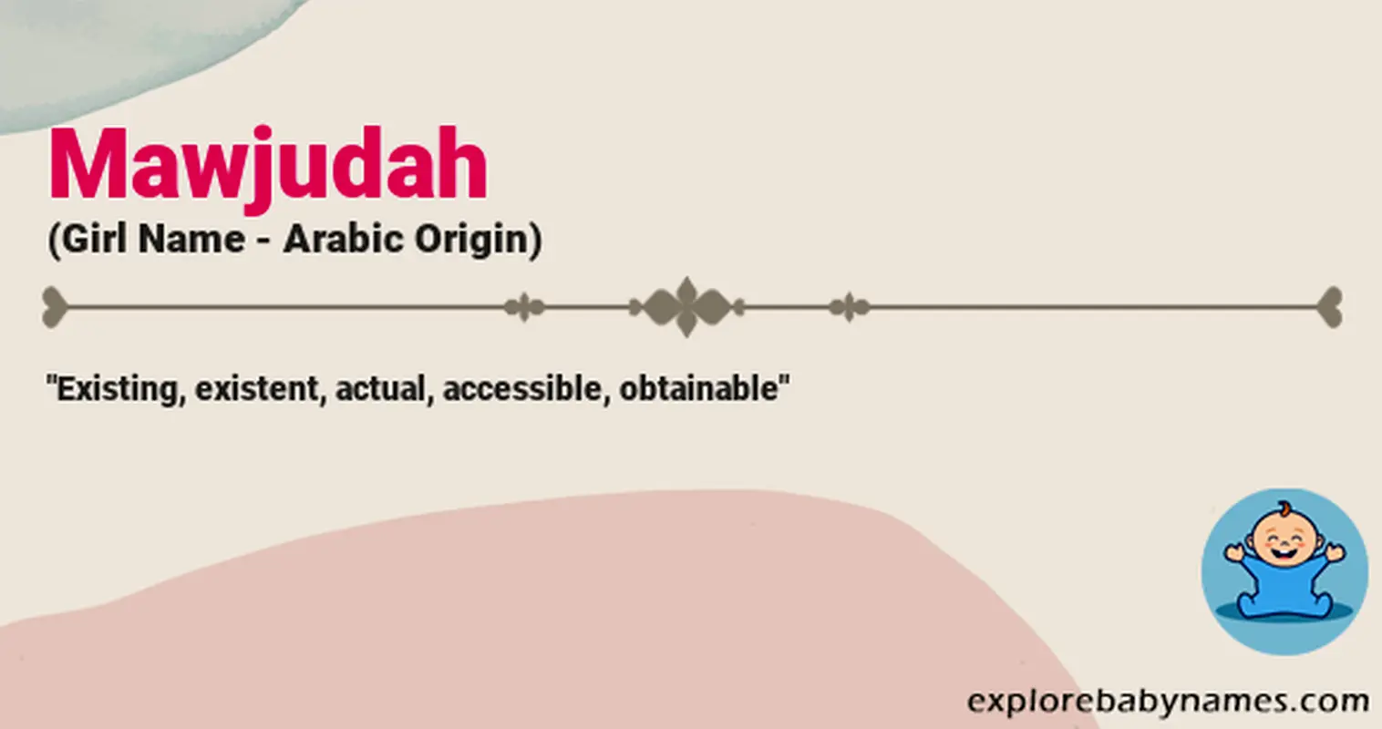 Meaning of Mawjudah