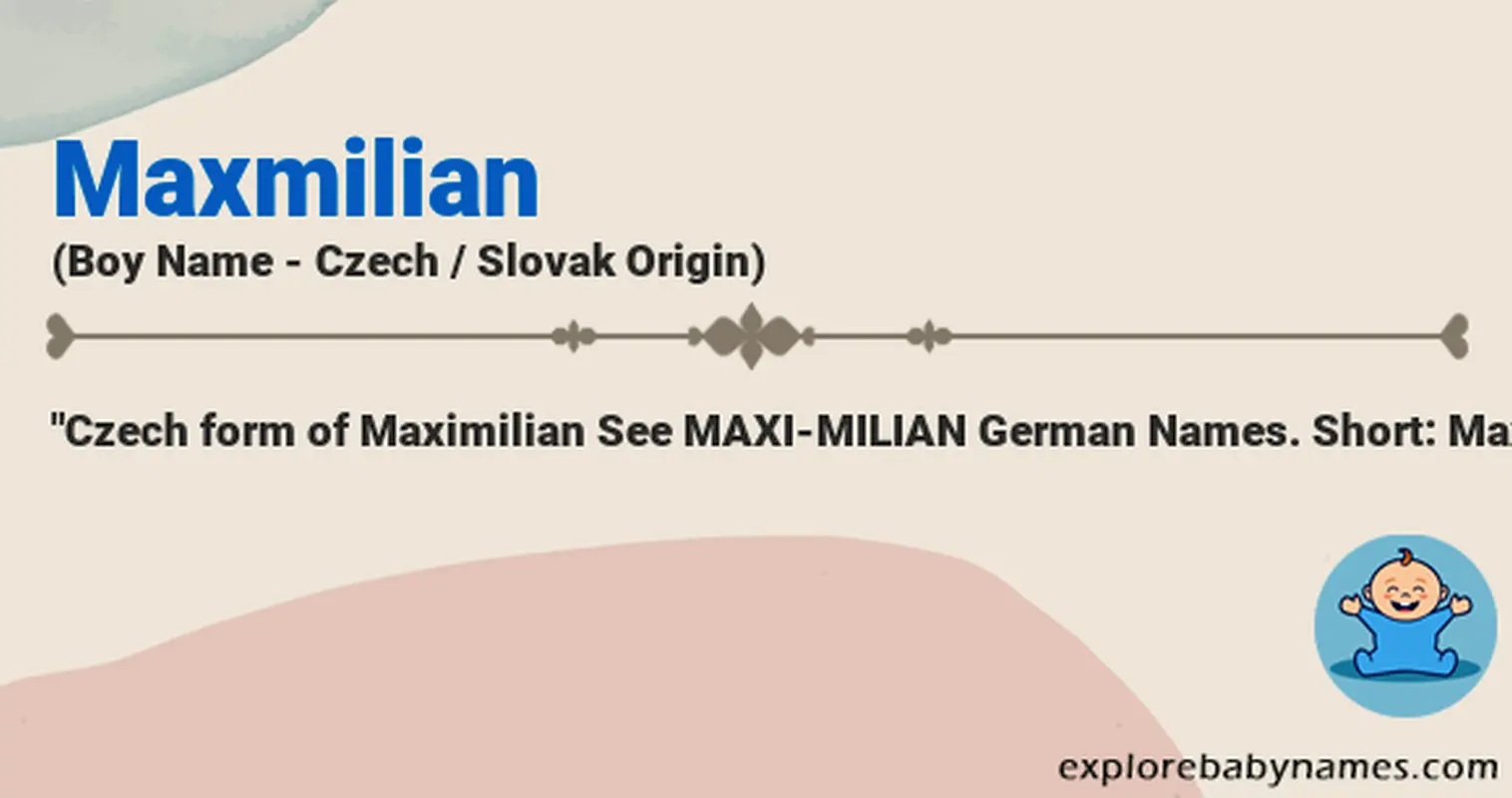 Meaning of Maxmilian