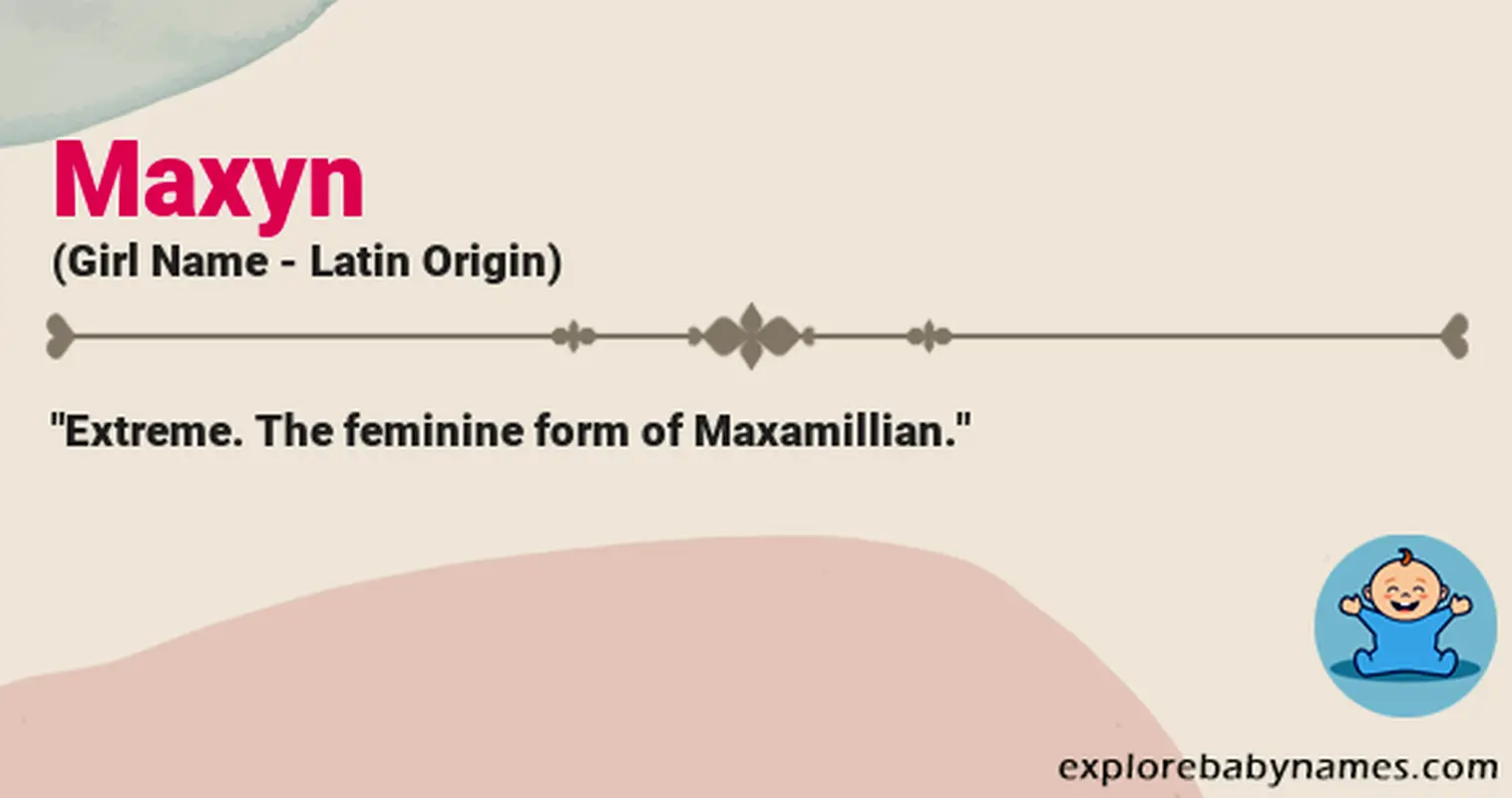 Meaning of Maxyn
