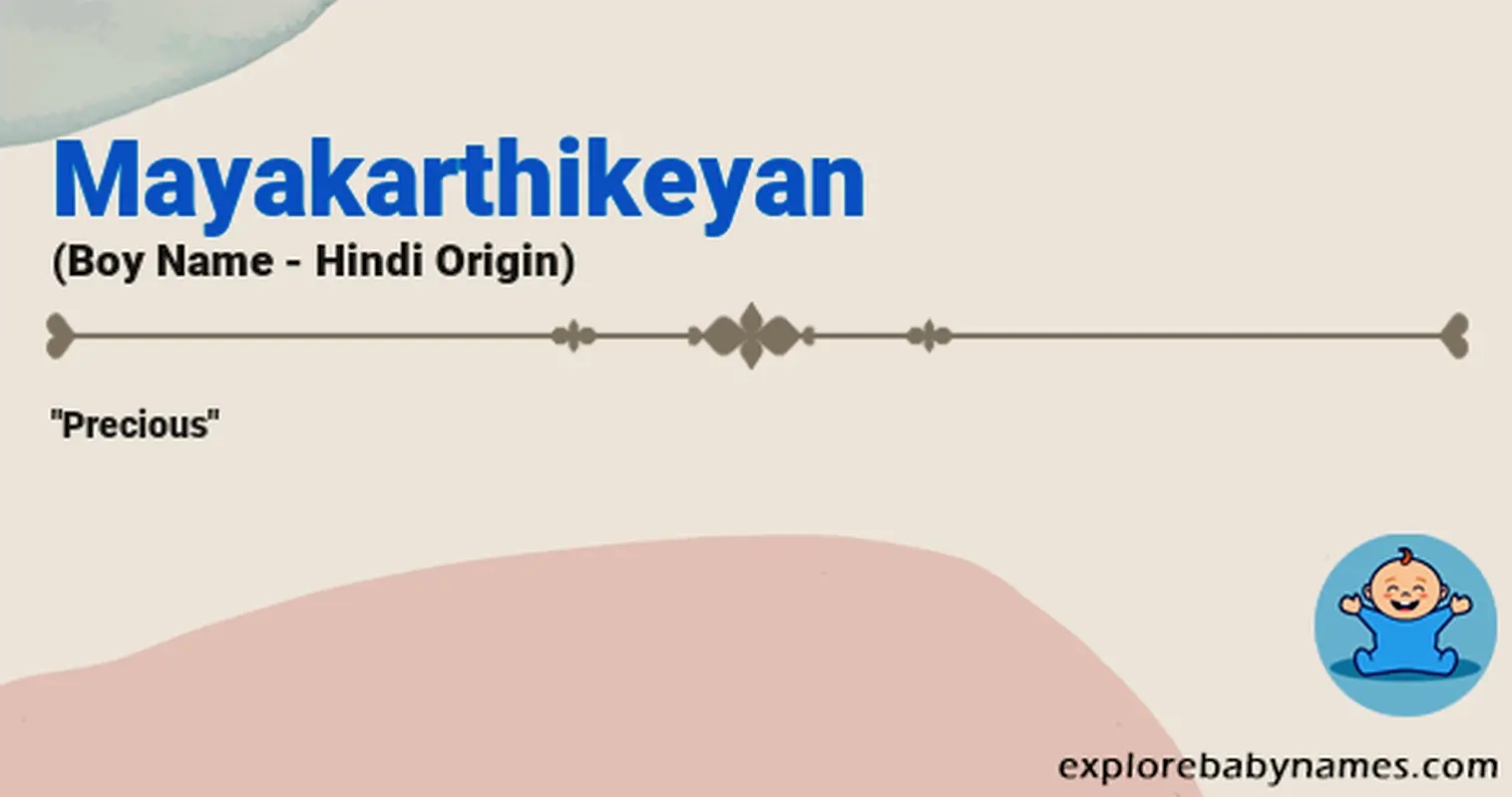 Meaning of Mayakarthikeyan