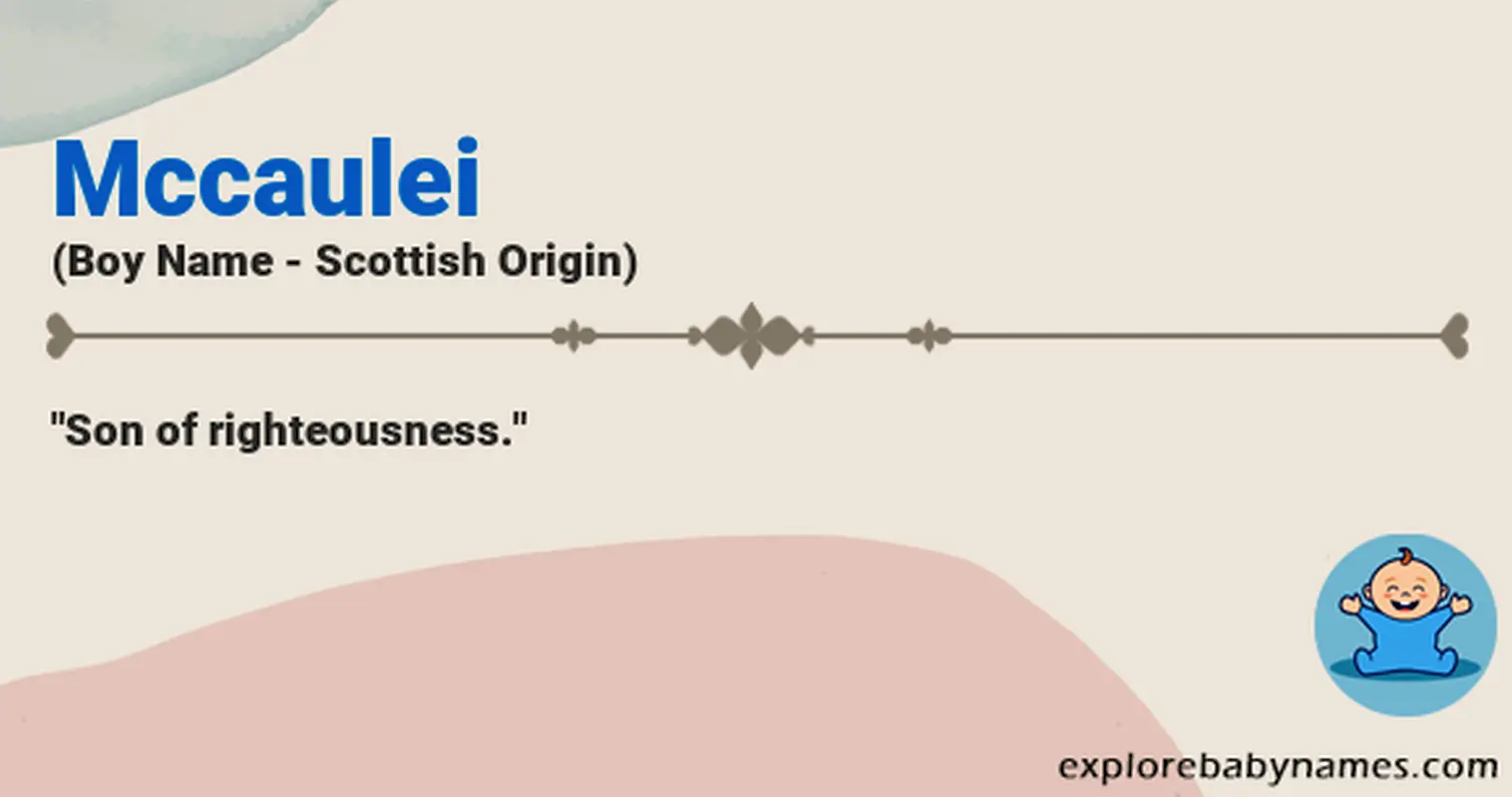 Meaning of Mccaulei