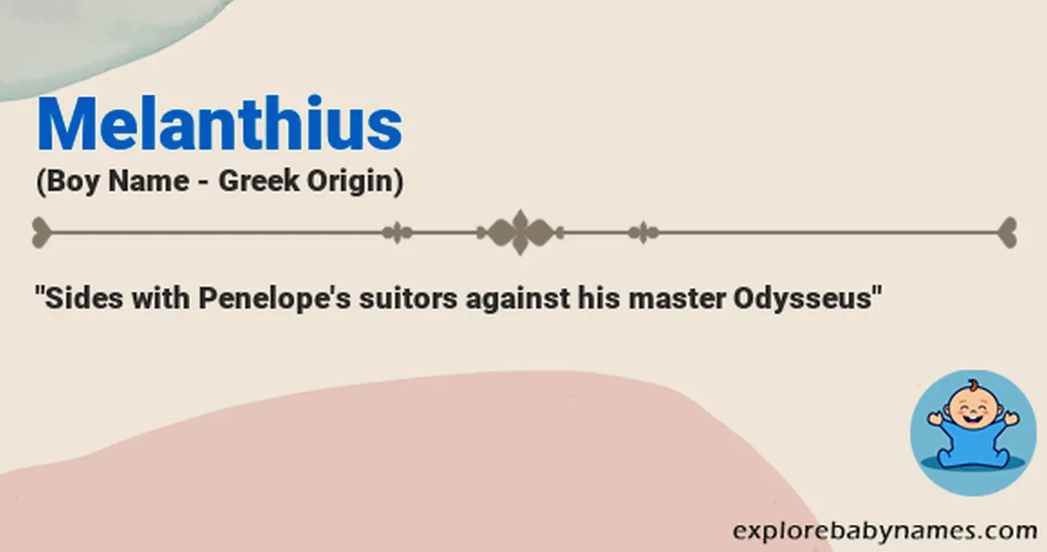 Meaning of Melanthius