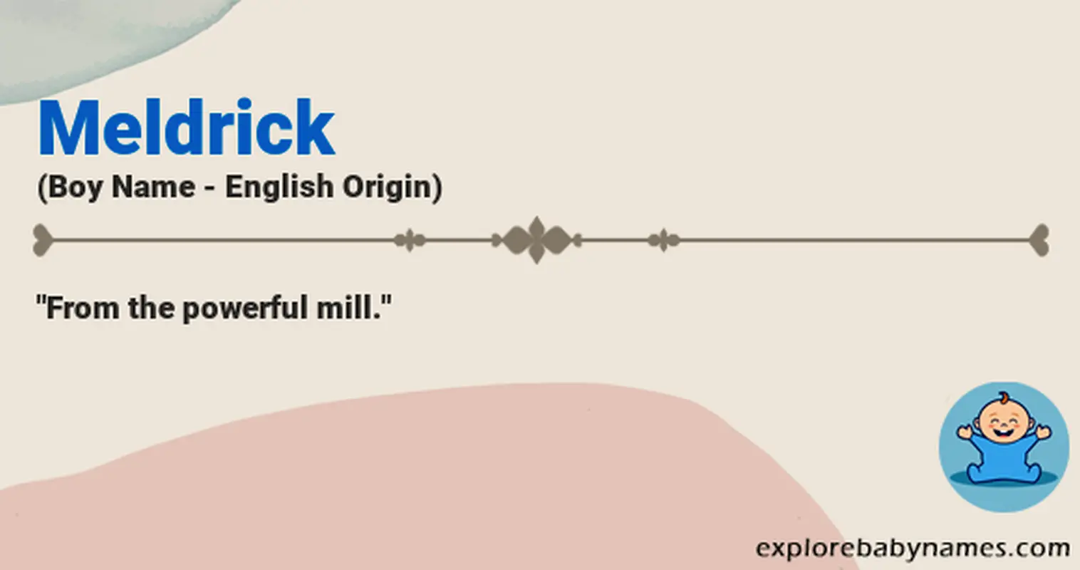 Meaning of Meldrick