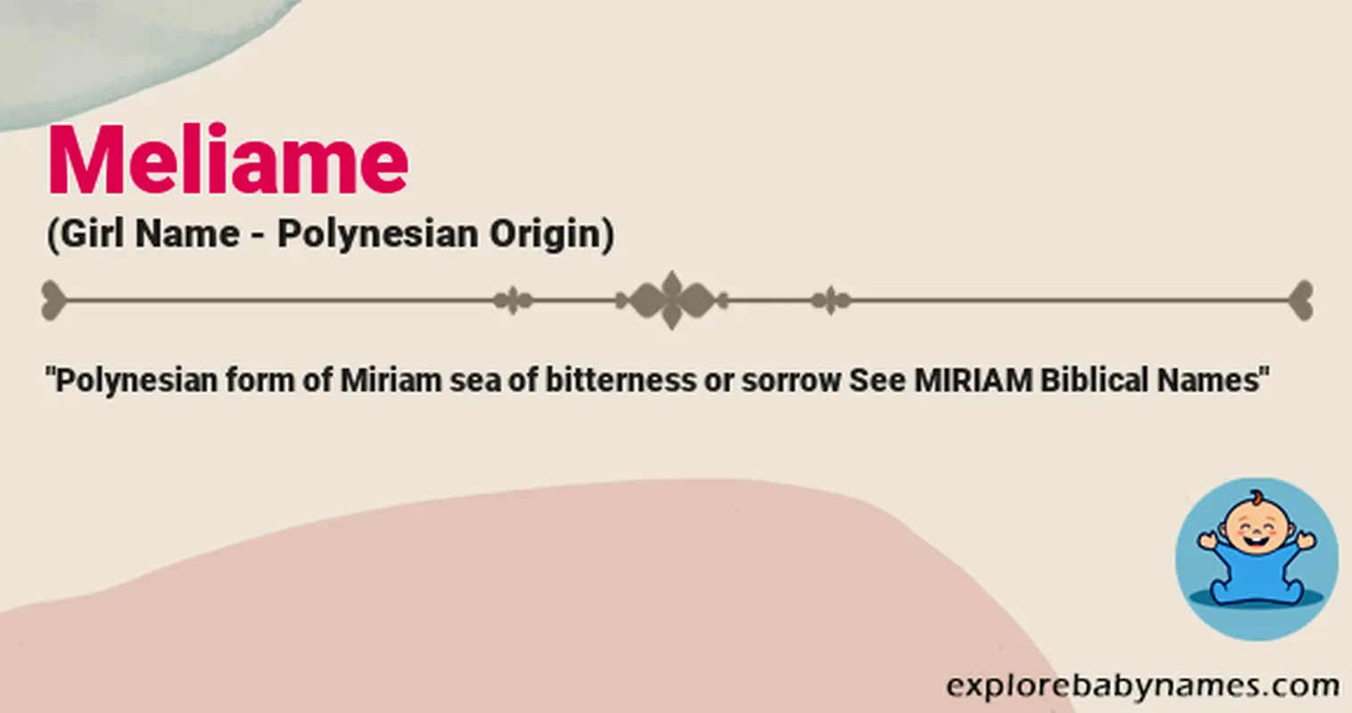 Meaning of Meliame