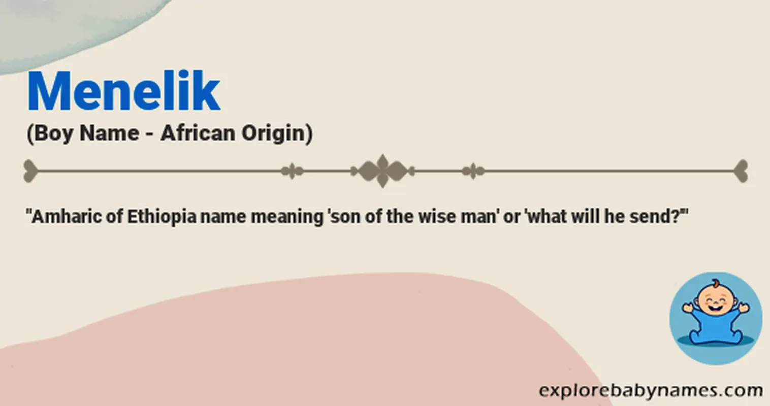 Meaning of Menelik